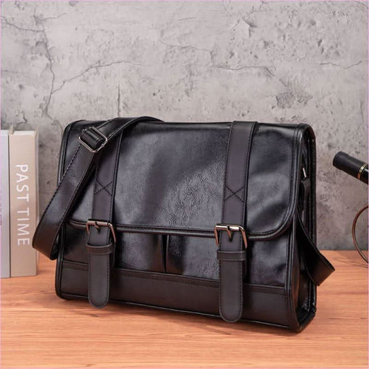 Trendy Commuter Men’s Large Messenger Bag for Business and Style - Pleasures and Sins