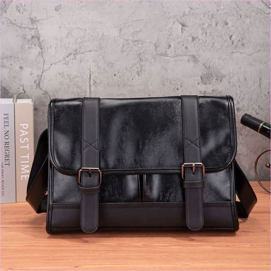Trendy Commuter Men’s Large Messenger Bag for Business and Style - Pleasures and Sins