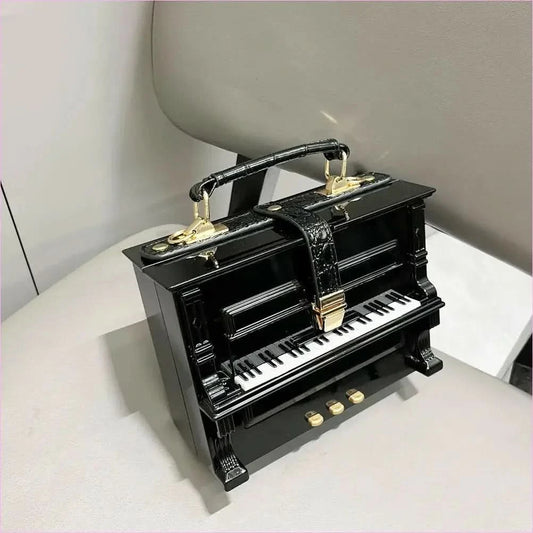 Unique Luxury Piano Shape Crossbody Shoulder Bag - Pleasures and Sins