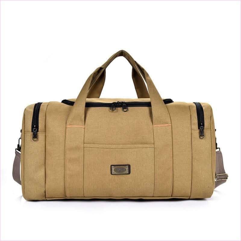 Unisex Canvas Large Capacity Travel Bag for Long Trips - Pleasures and Sins