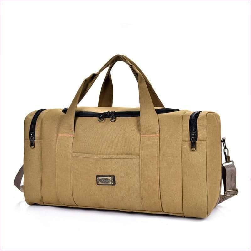 Unisex Canvas Large Capacity Travel Bag for Long Trips - Pleasures and Sins