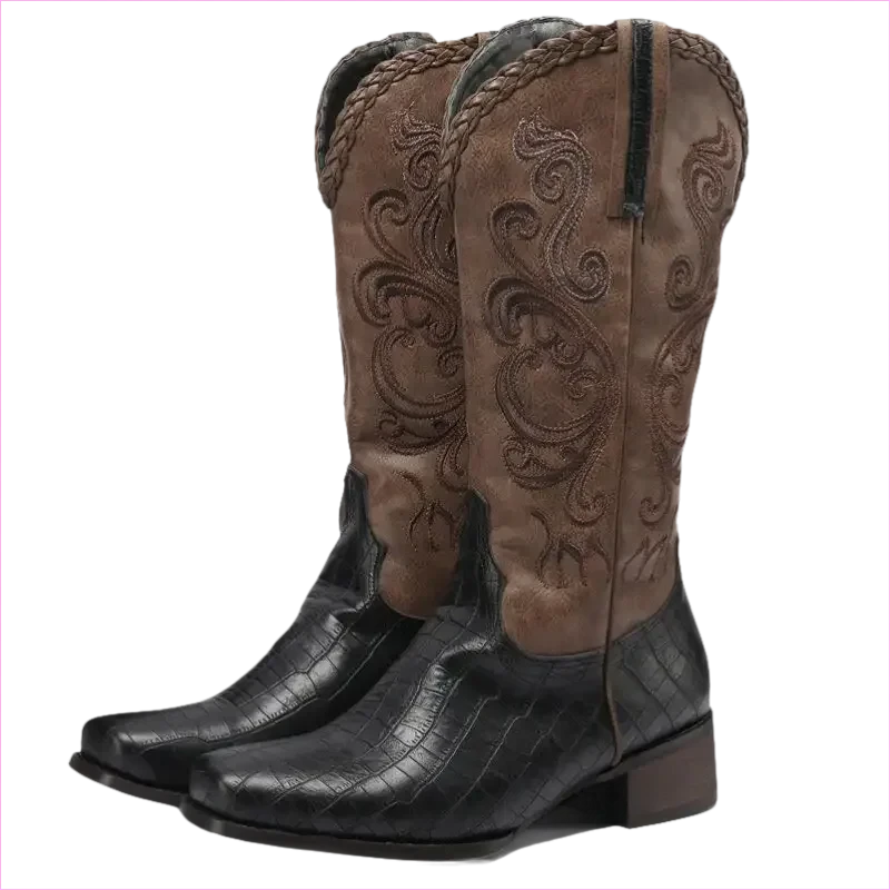 Unisex Western Cowboy Boots for Style and Comfort - Pleasures and Sins