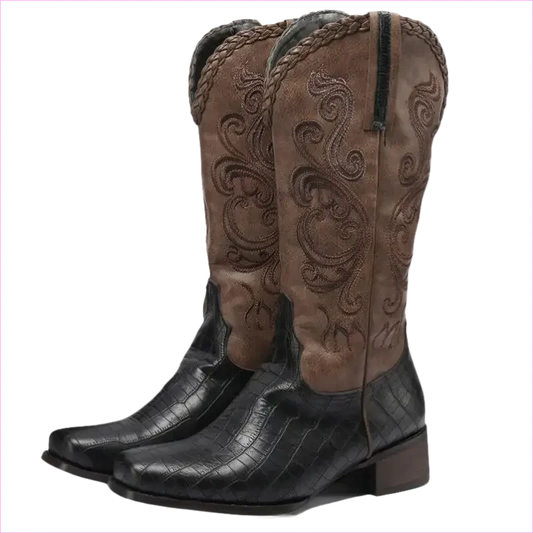 Unisex Western Cowboy Boots for Style and Comfort - Pleasures and Sins