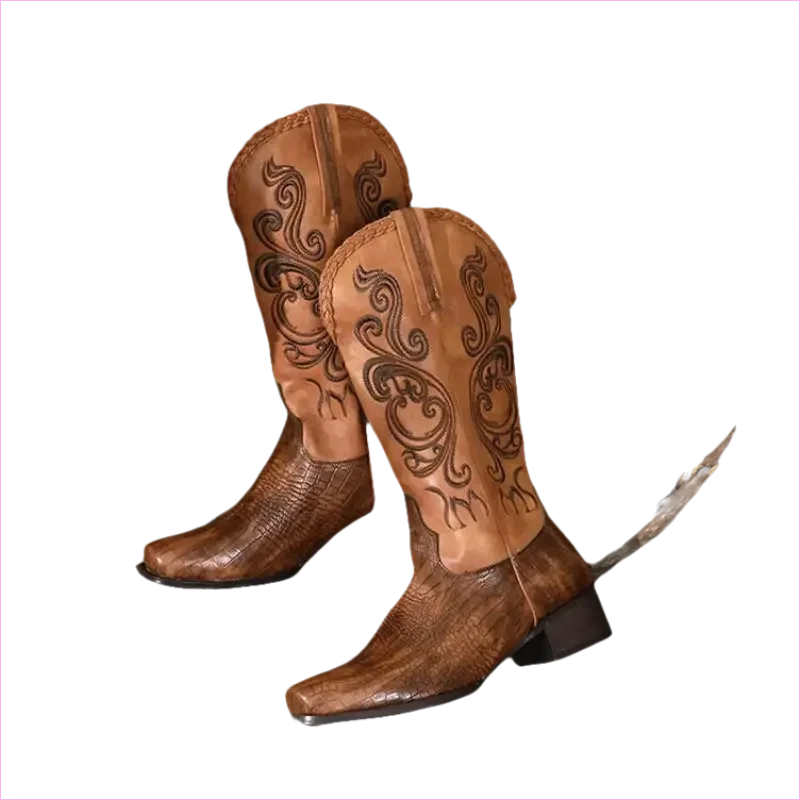 Unisex Western Cowboy Boots for Style and Comfort - Pleasures and Sins