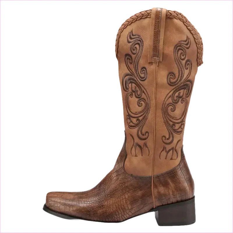 Unisex Western Cowboy Boots for Style and Comfort - Pleasures and Sins