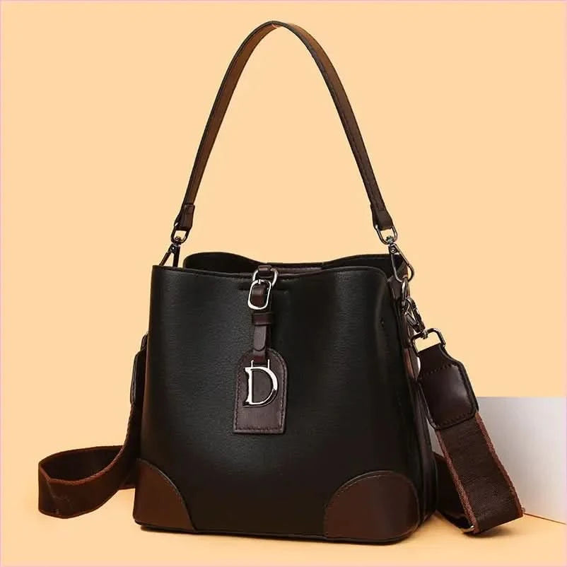 Versatile Contrast Colour Bucket Bag for Comfortable All Day Carry - Pleasures and Sins