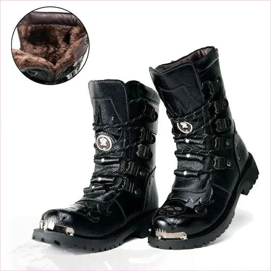 Versatile High-top Men’s Punk and Goth Boots for Every Occasion - Pleasures and Sins
