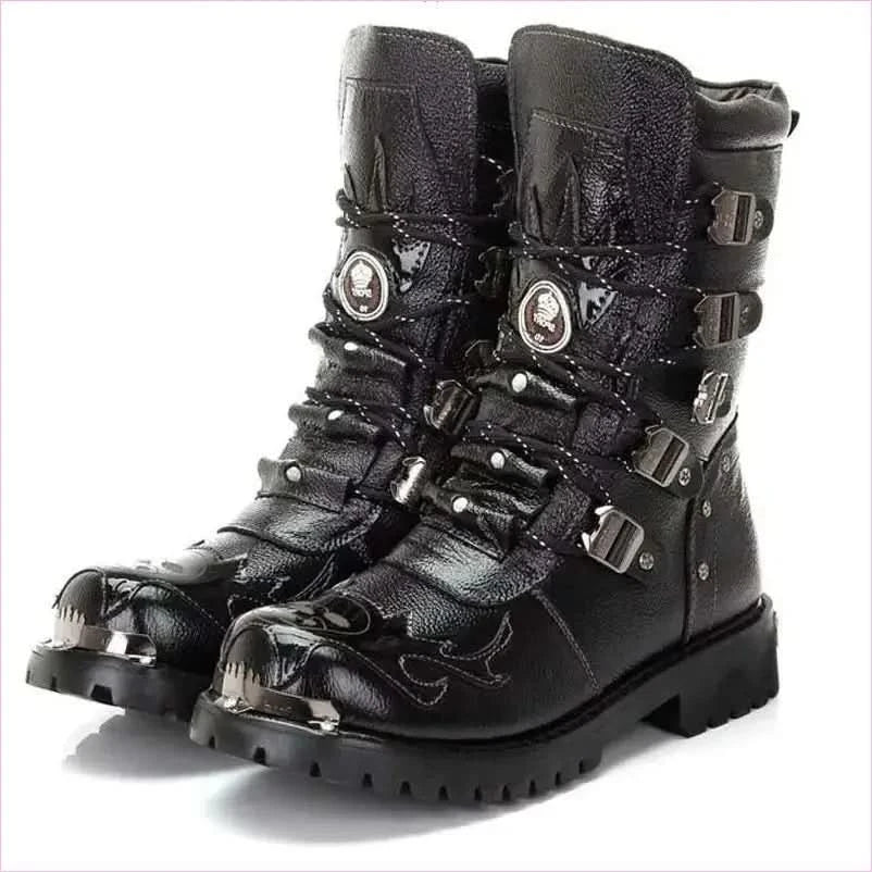 Versatile High-top Men’s Punk and Goth Boots for Every Occasion - Pleasures and Sins