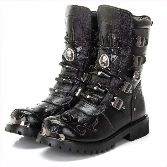 Versatile High-top Men’s Punk and Goth Boots for Every Occasion - Pleasures and Sins