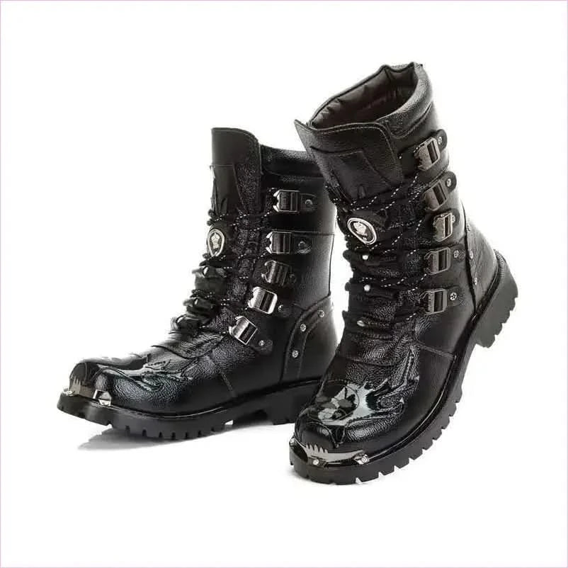 Versatile High-top Men’s Punk and Goth Boots for Every Occasion - Pleasures and Sins