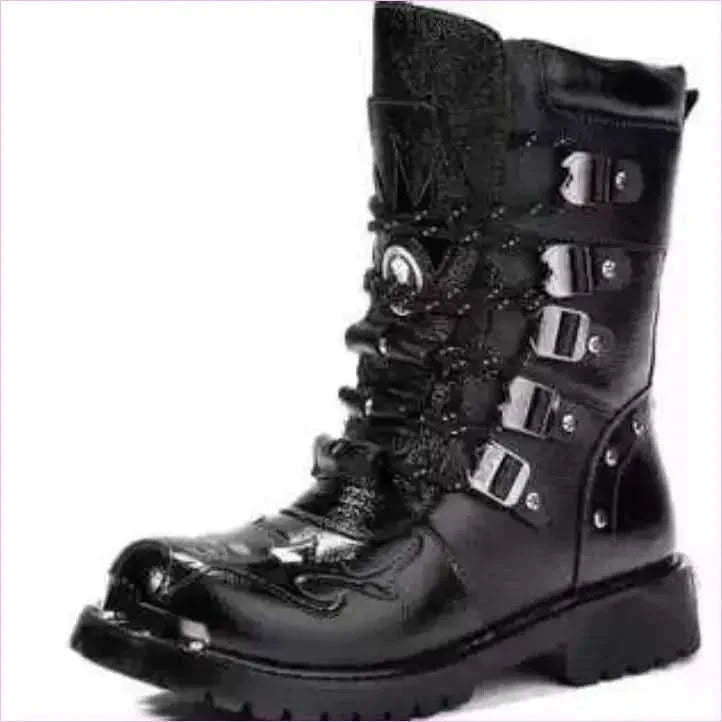 Versatile High-top Men’s Punk and Goth Boots for Every Occasion - Pleasures and Sins