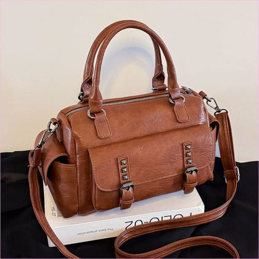 Vintage Style Messenger Bag with Large Capacity and Timeless Design - Pleasures and Sins