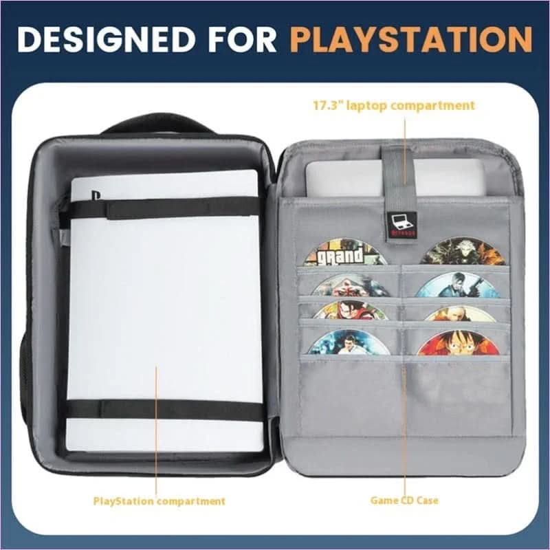 Waterproof Game Console Backpack for Portable Gaming Adventures - Pleasures and Sins