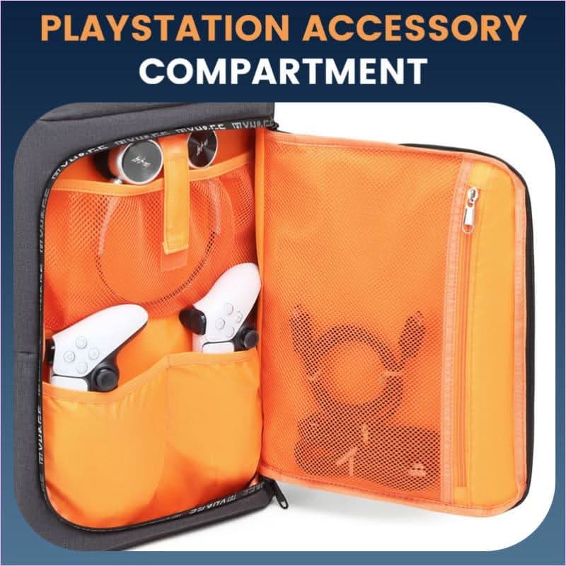Waterproof Game Console Backpack for Portable Gaming Adventures - Pleasures and Sins