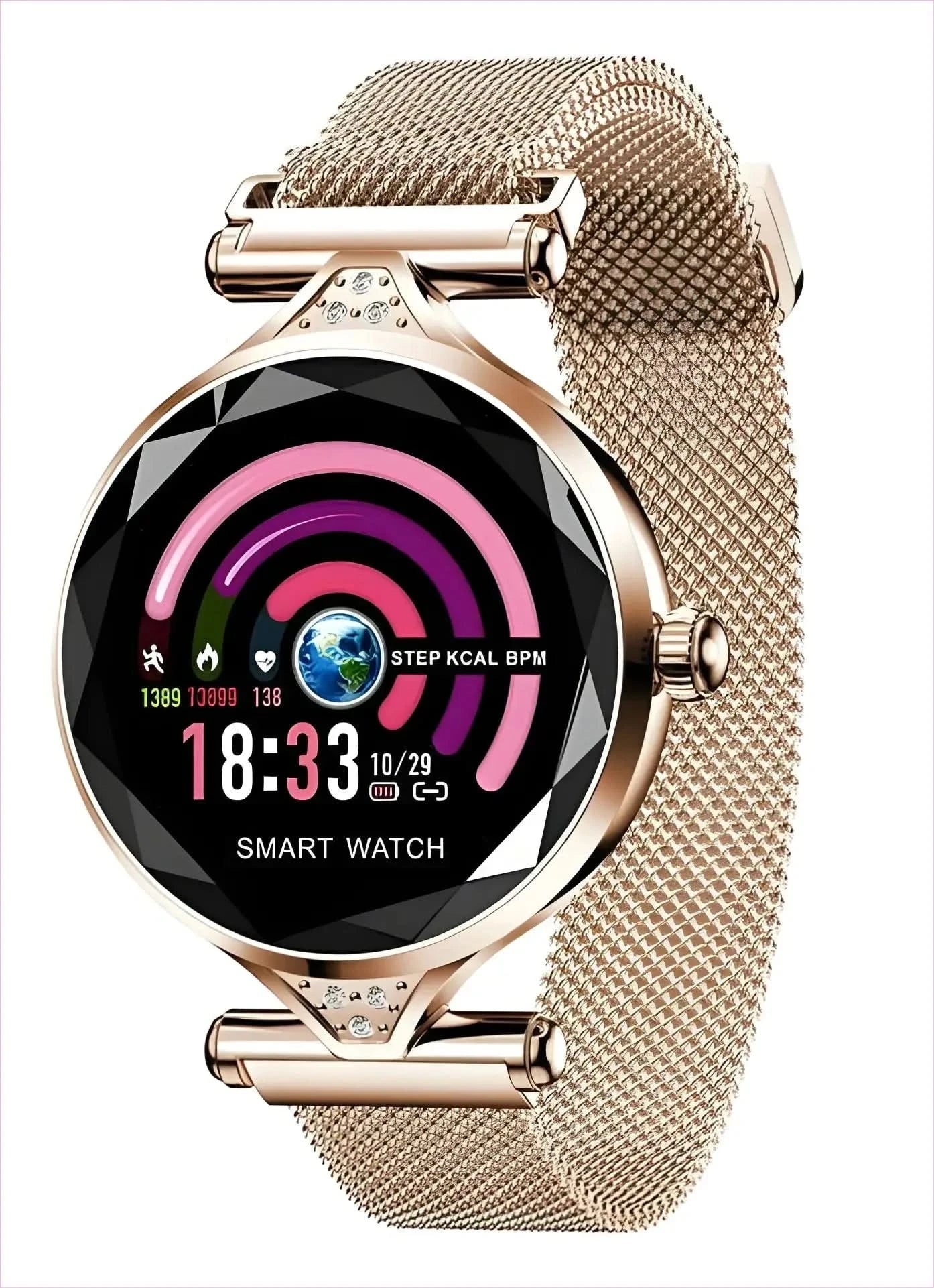 Womens Fashion Smart Watch with Elegant Diamante Strap - Pleasures and Sins