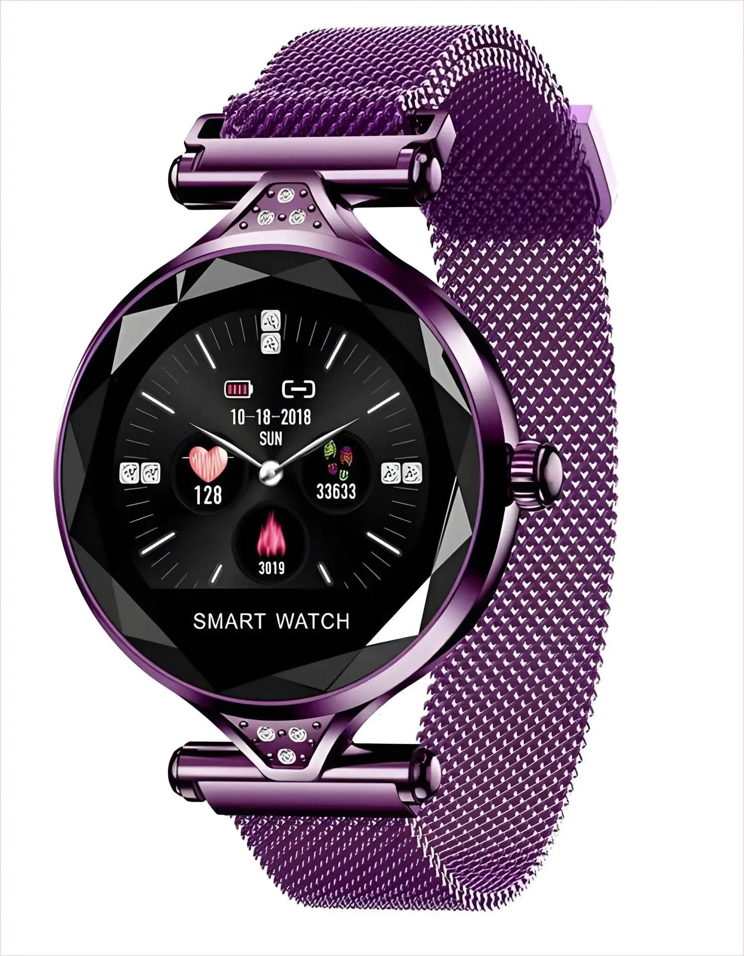 Womens Fashion Smart Watch with Elegant Diamante Strap - Pleasures and Sins