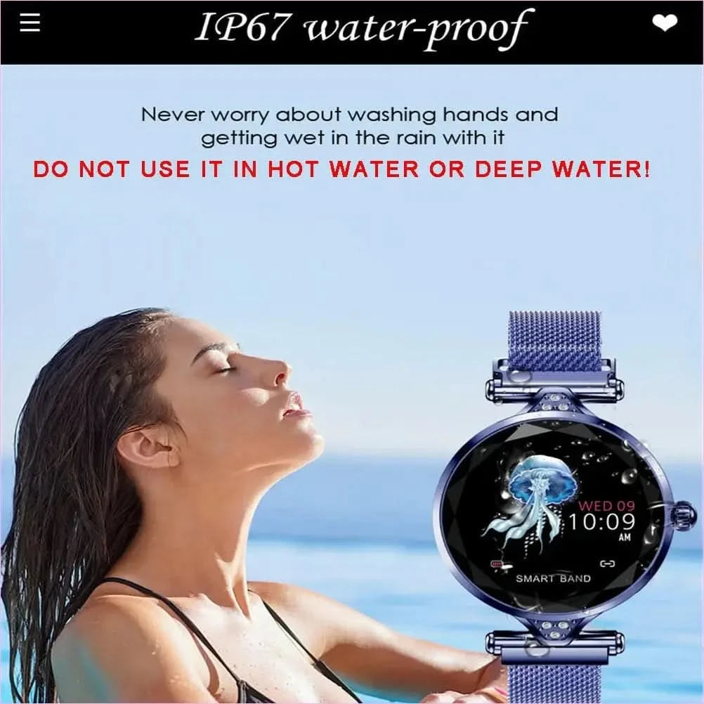 Womens Fashion Smart Watch with Elegant Diamante Strap - Pleasures and Sins