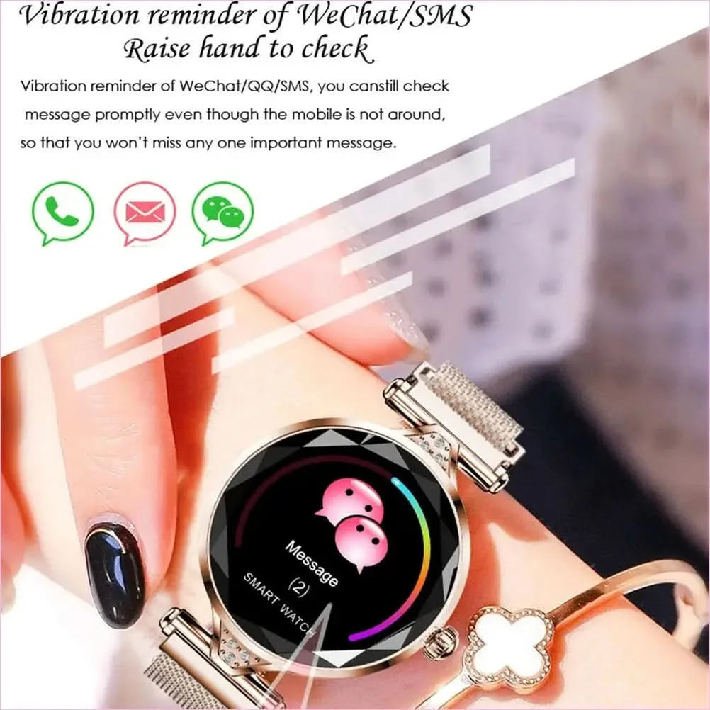 Womens Fashion Smart Watch with Elegant Diamante Strap - Pleasures and Sins