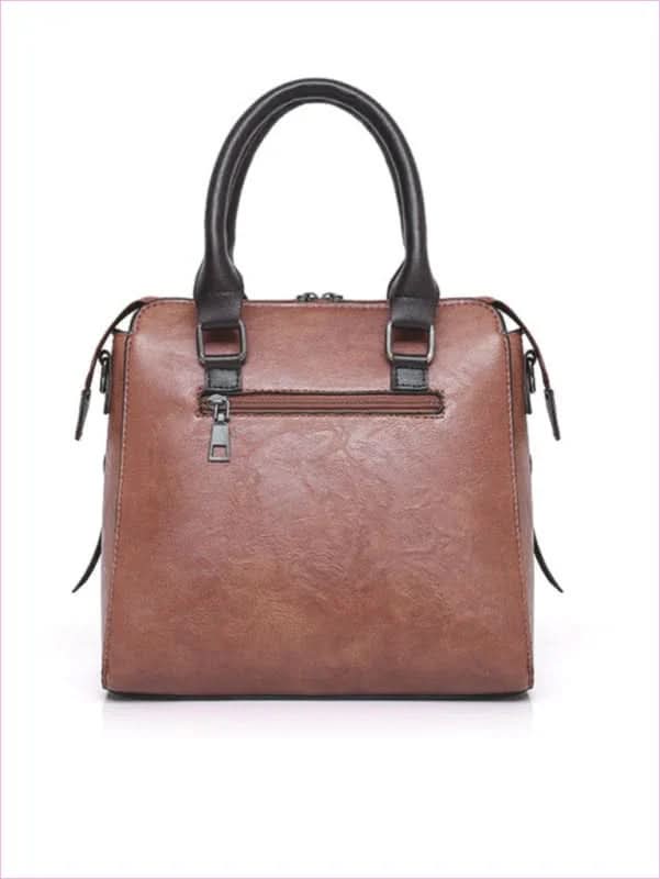 Women’s Four-piece Set Retro Zip Handbag for a Colorful Boring Season - Pleasures and Sins
